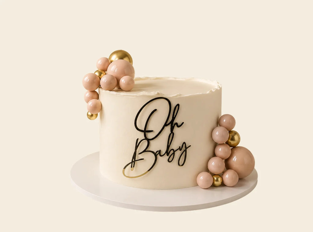 Oh Baby Shower Cake
