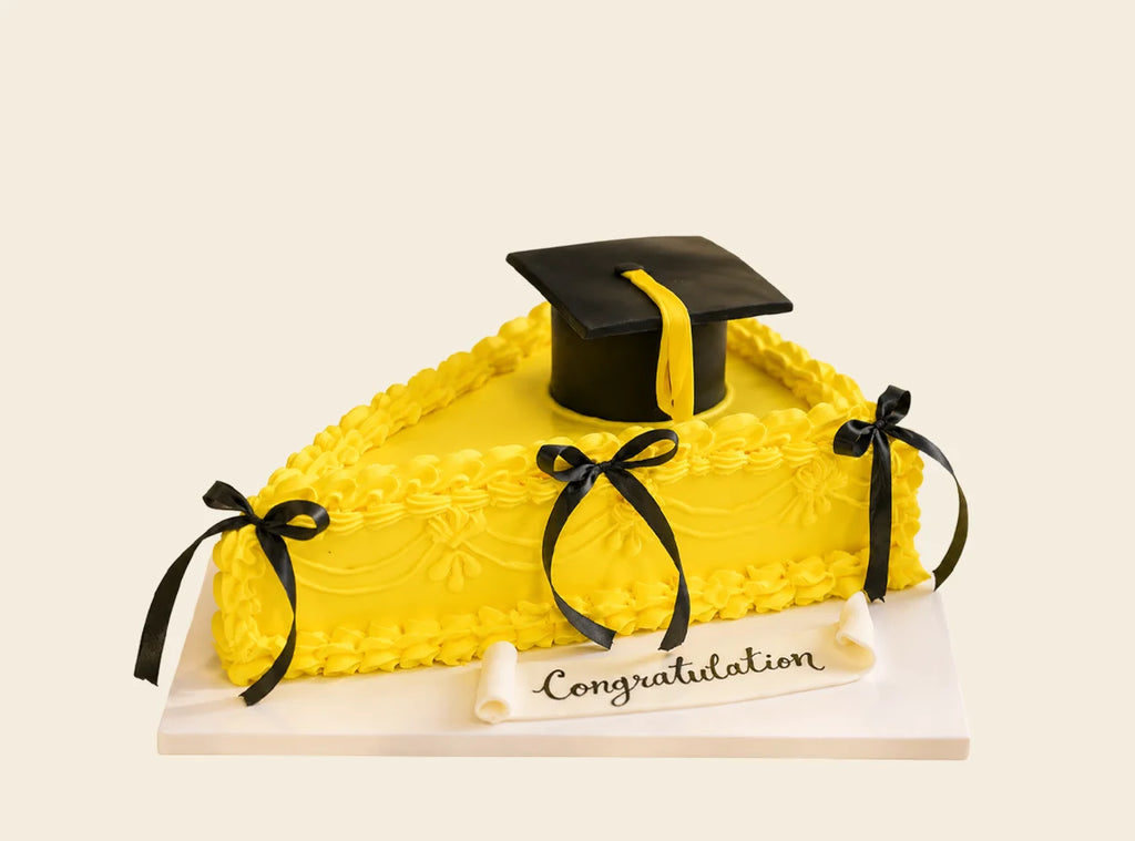Triangle Graduation Cake