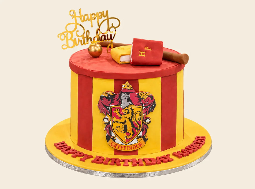 Harry Potter Gryffindor Birthday Cake