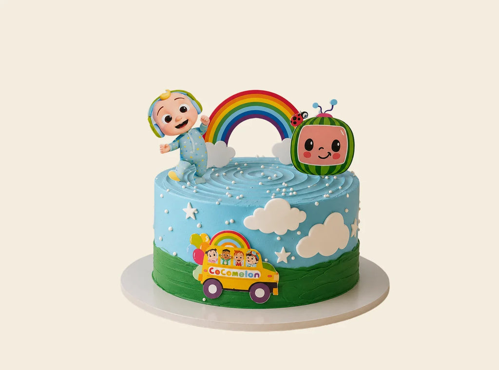 Cocomelon Rainbow Birthday Cake