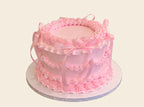 Pink Ribbon Birthday Cake
