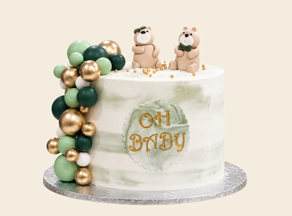 Teddy Bear Cream Cake