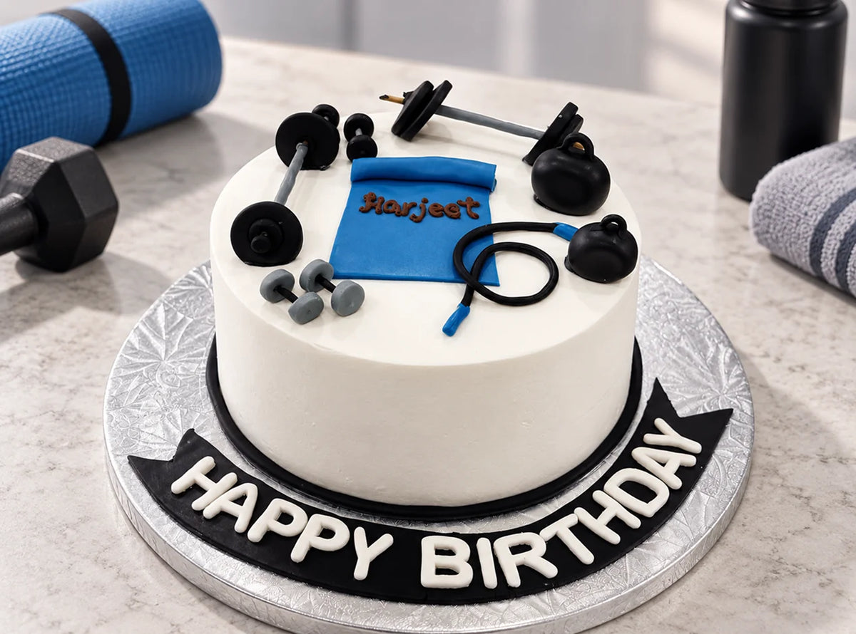 Gym Theme Cake