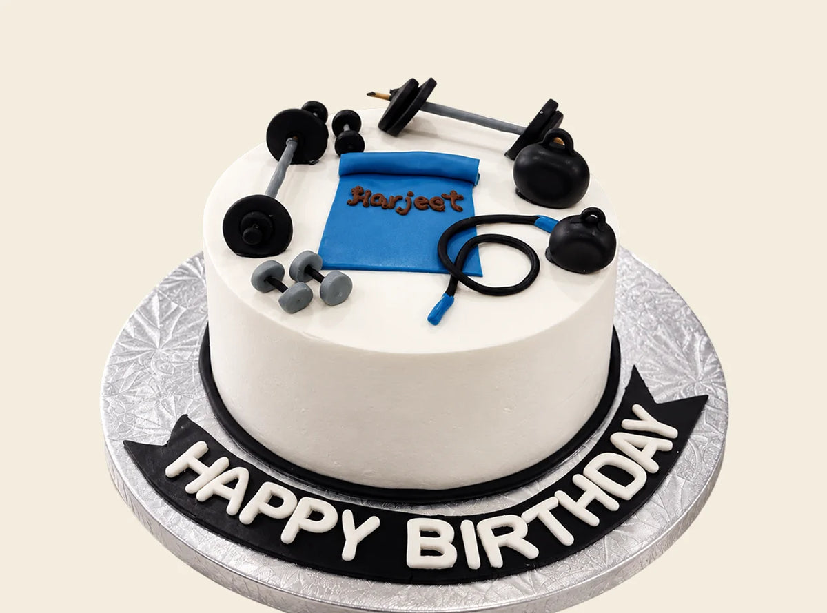 Gym Theme Cake