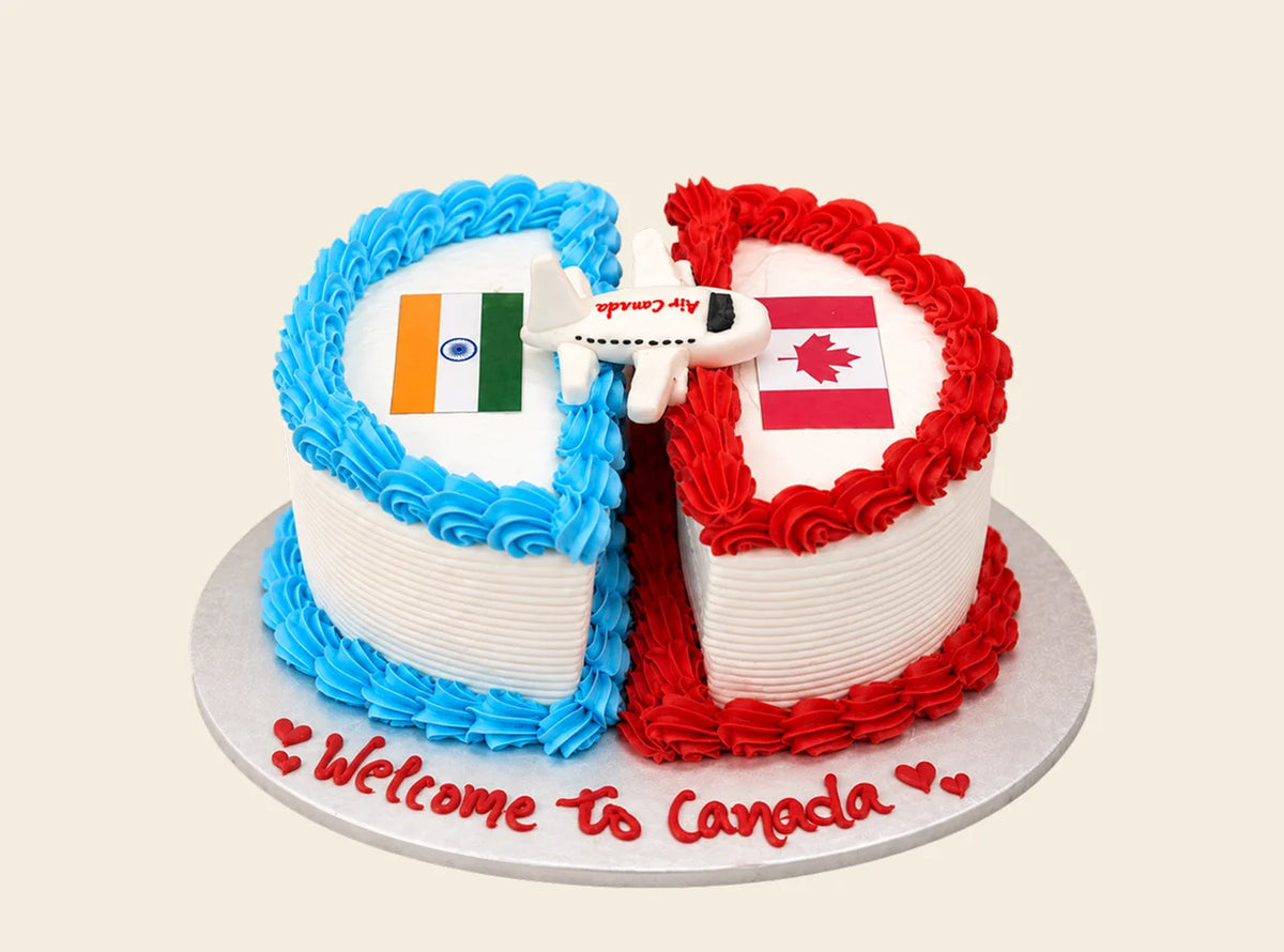 Welcome to Canada Travel Cake
