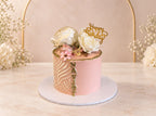 Beautiful Happy Birthday Pink Cake