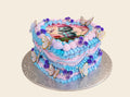 Blue Butterfly Birthday Cake