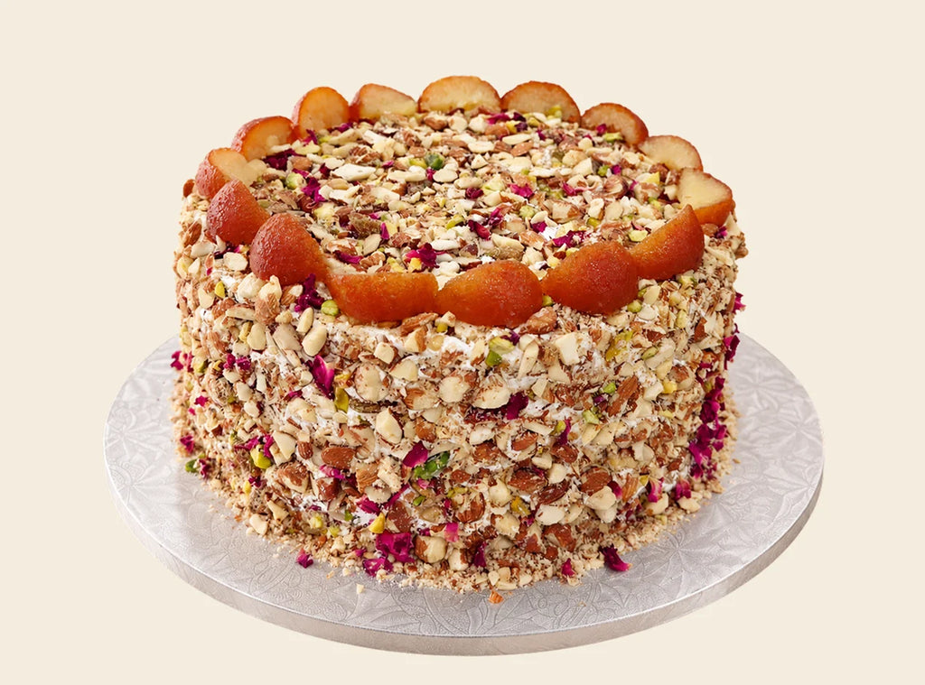 Gulab Jamun Dry Fruit Cake