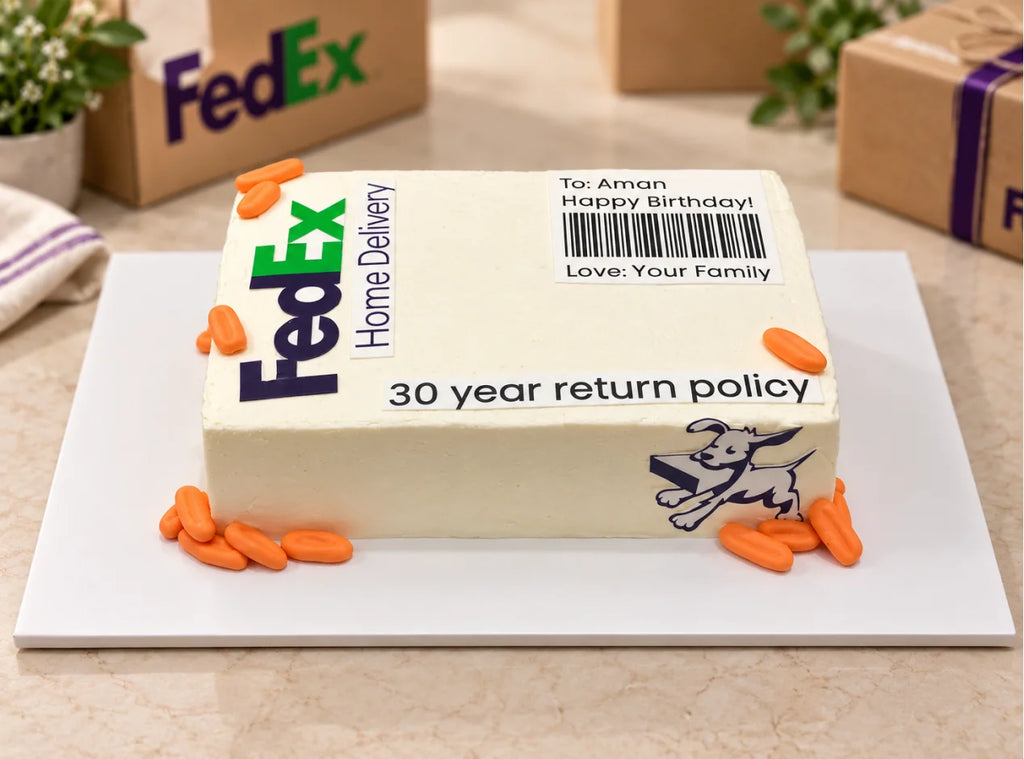 FedEx Theme Cake