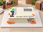 FedEx Theme Cake