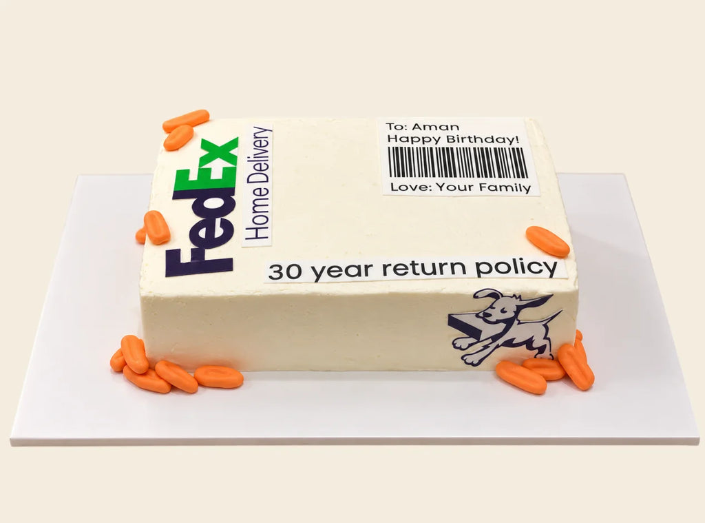 FedEx Theme Cake