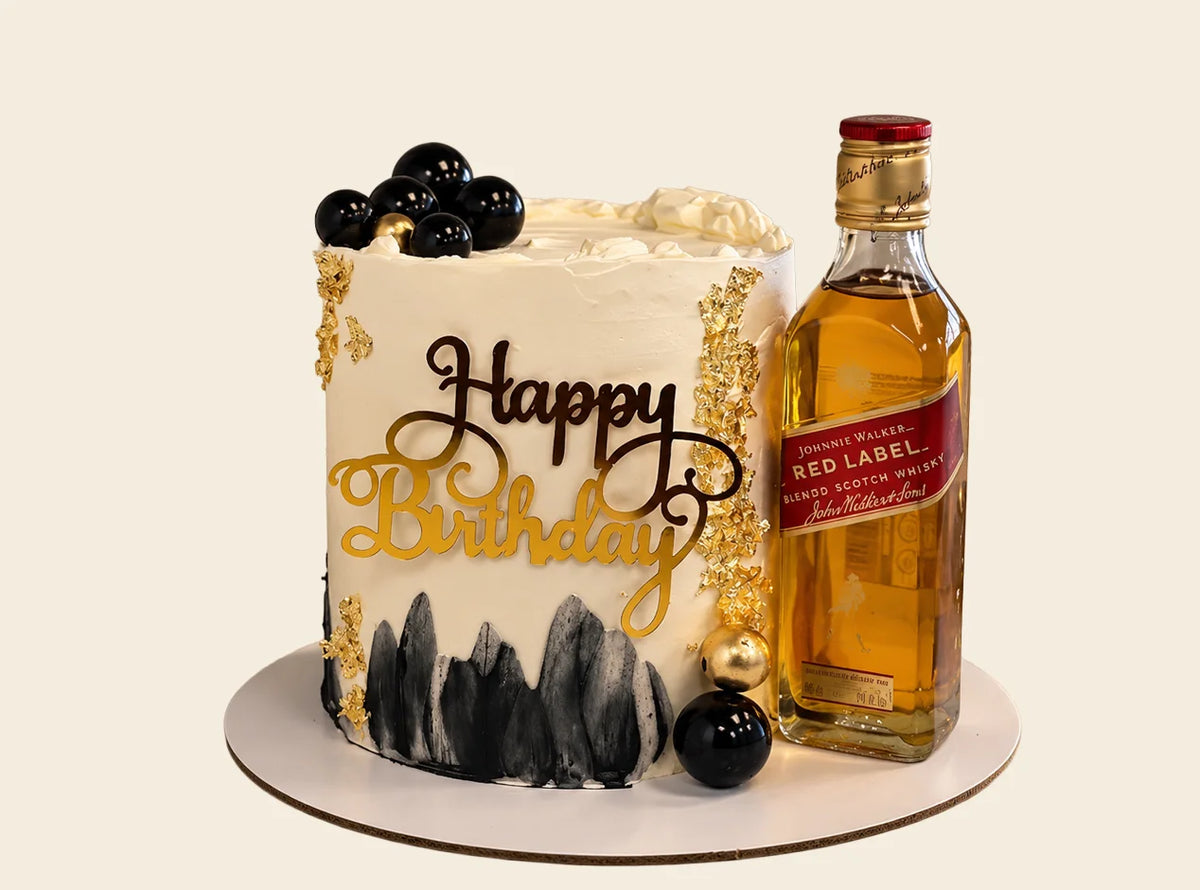 Liquor Themed Cake
