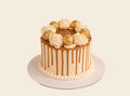 Caramel Drip Cake With Chocolates