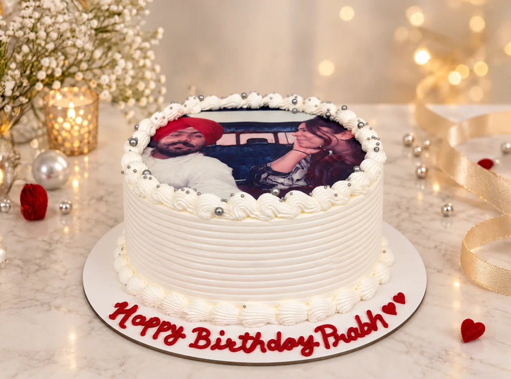 Personalized photo cake