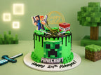 Minecraft Birthday Cake