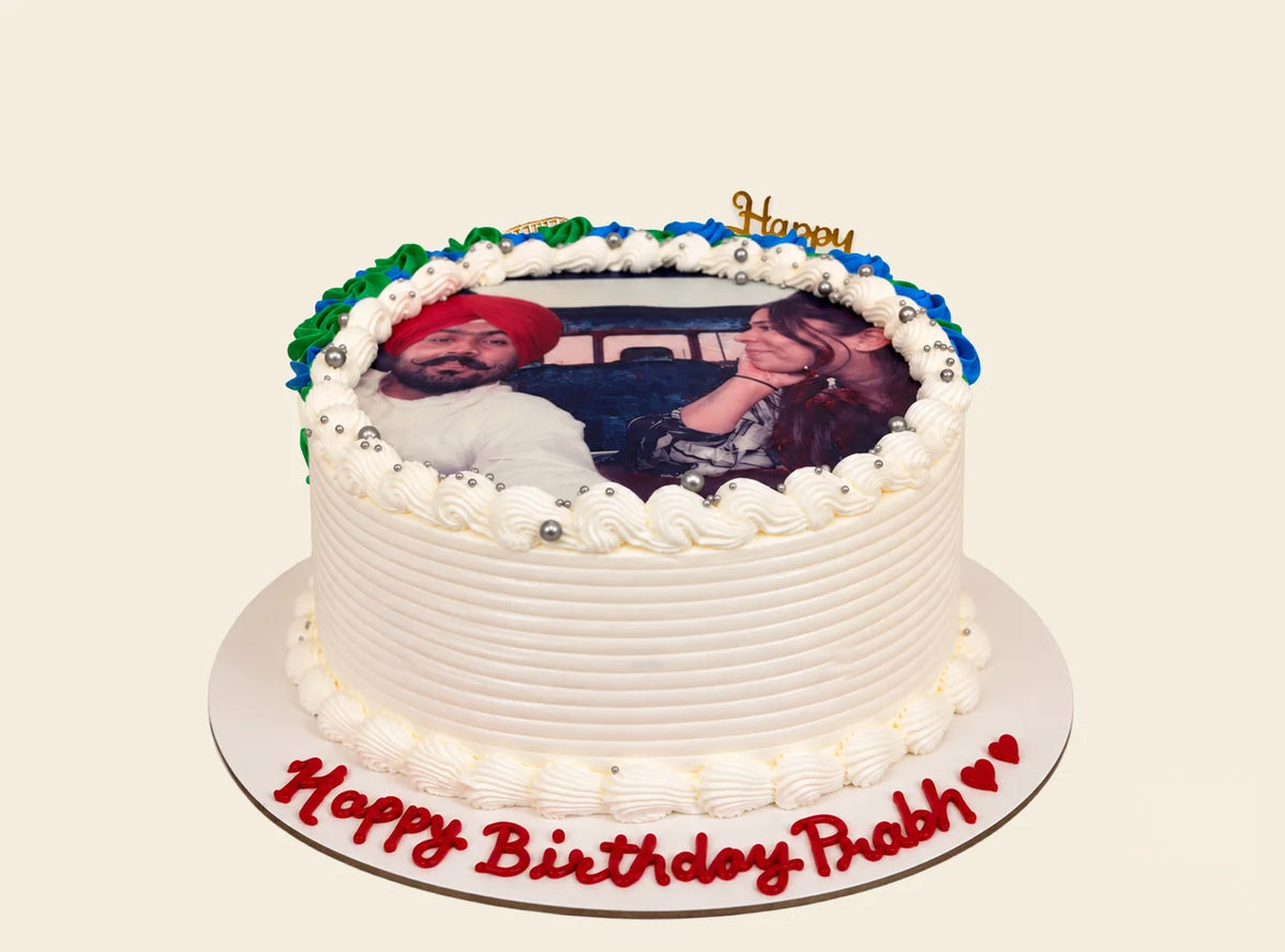 Personalized photo cake