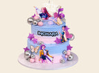 K-Pop Demon Hunters Theme Birthday Cake