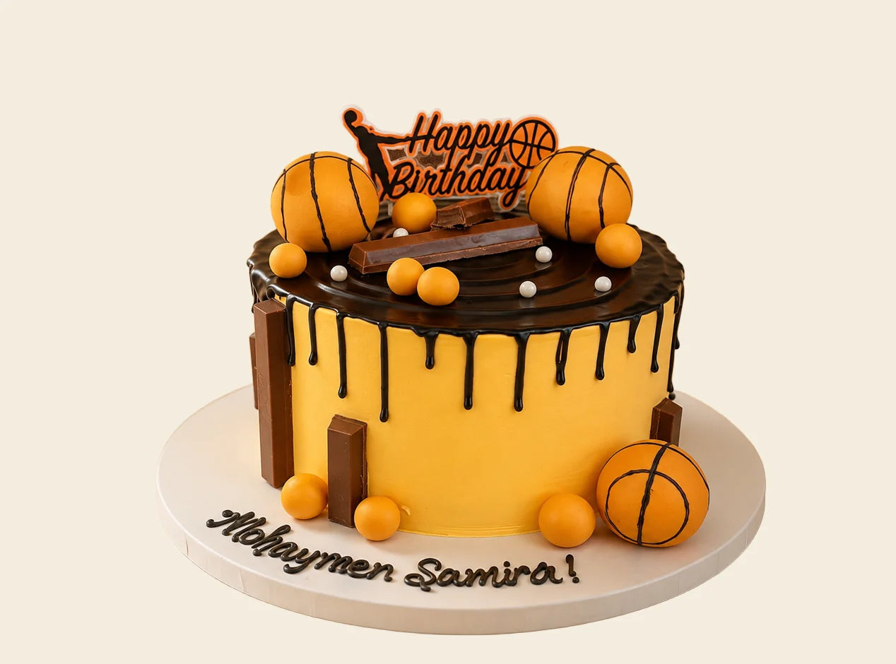 Basketball Birthday Cake