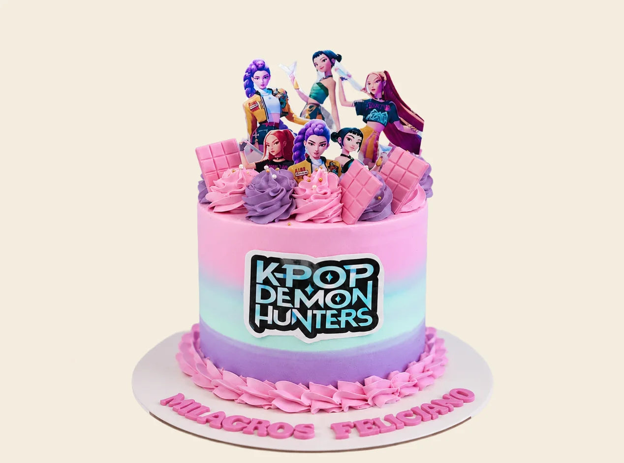K-Pop Demon Hunter Cake