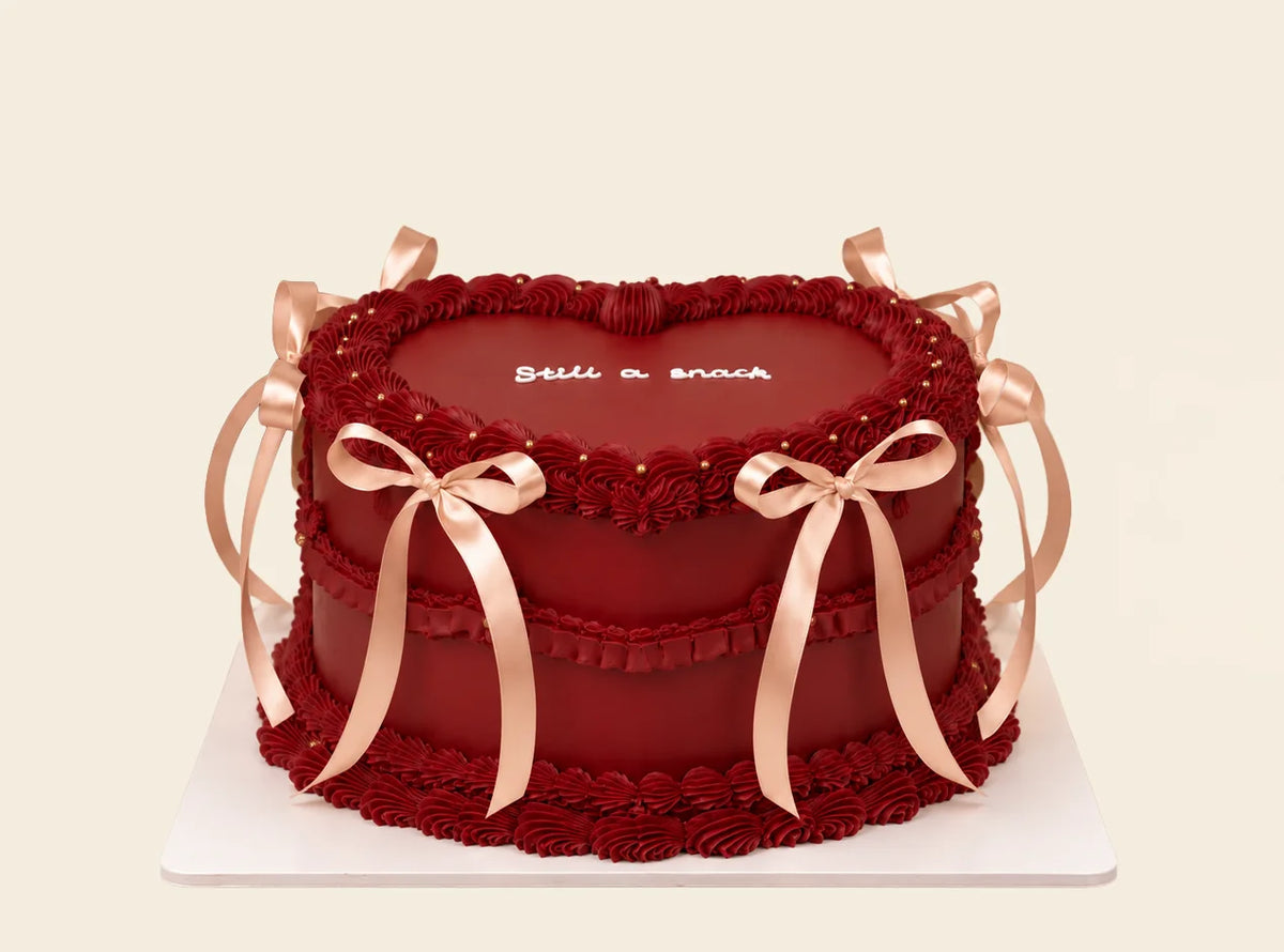 Red Velvet Heart Shape Cake