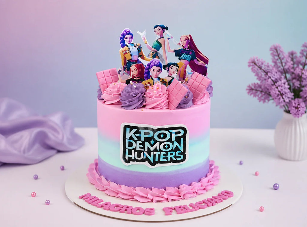 K-Pop Demon Hunter Cake