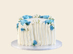 Blue Rose Birthday Cake