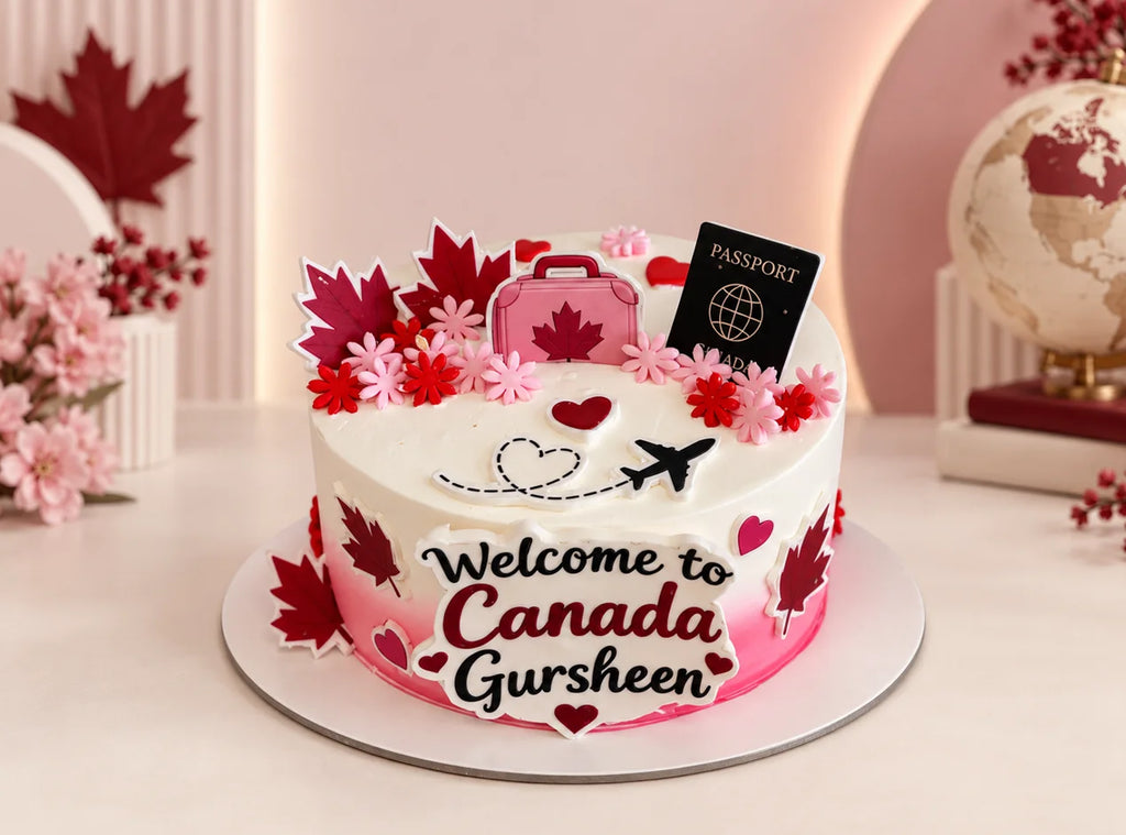 Gursheen Welcome to Canada Cake
