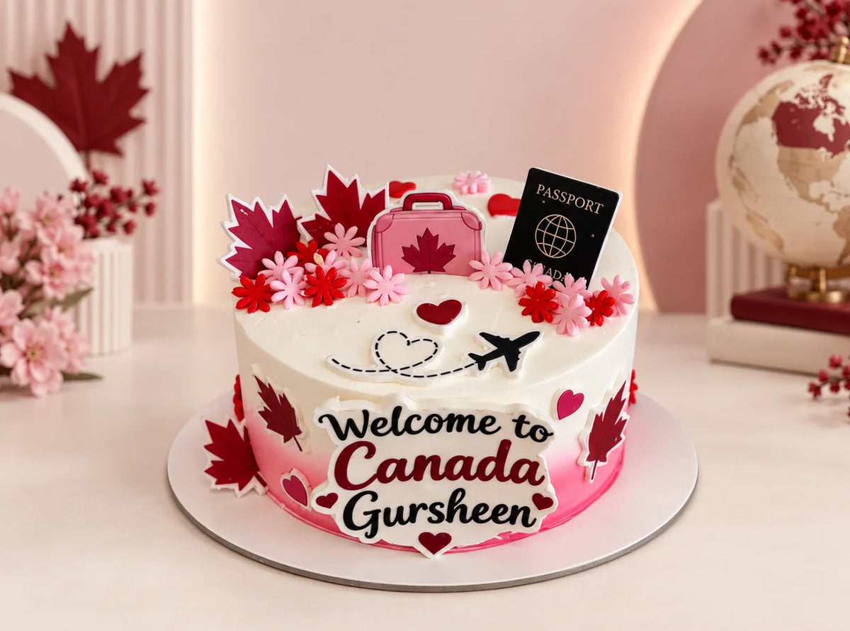 Gursheen Welcome to Canada Cake