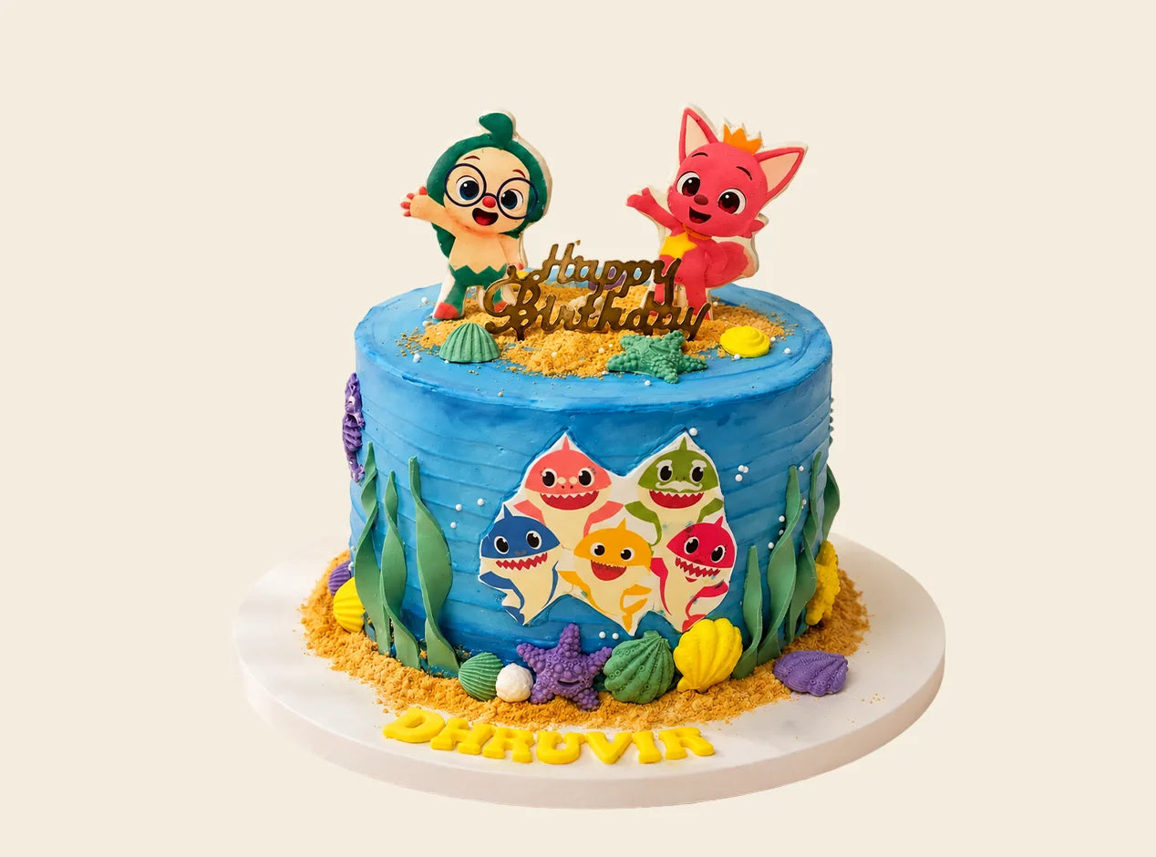 Baby Shark Celebration Cake