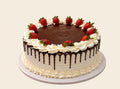 Chocolate Strawberry Drip Cake