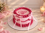 Pink Vintage Ribbon Cake
