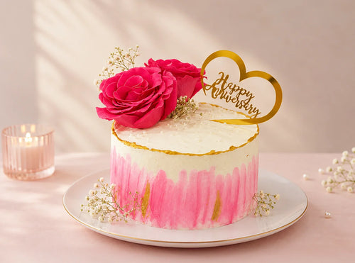 Anniversary Glow Cake