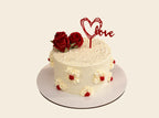 Red Rose Romantic Birthday Cake