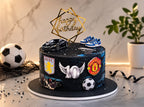 Galaxy Abstract Fondant Cake