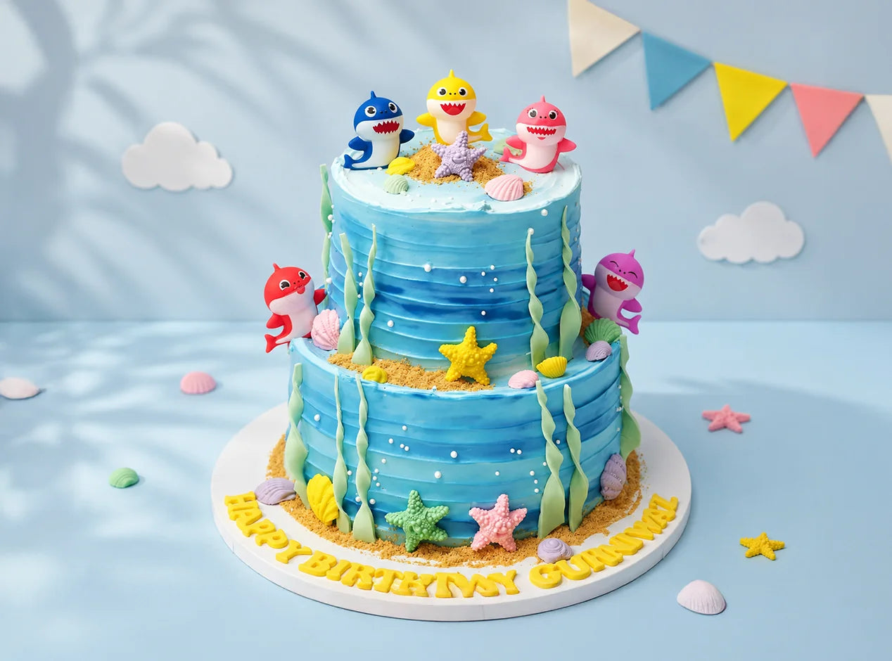 Baby Shark Bash Cake