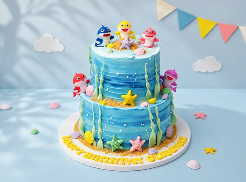 Baby Shark Bash Cake