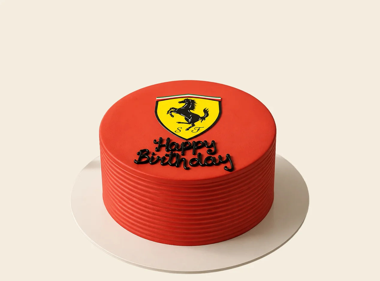 Ferrari Theme Birthday Cake