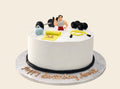 Gym Workout Theme Fondant Cake