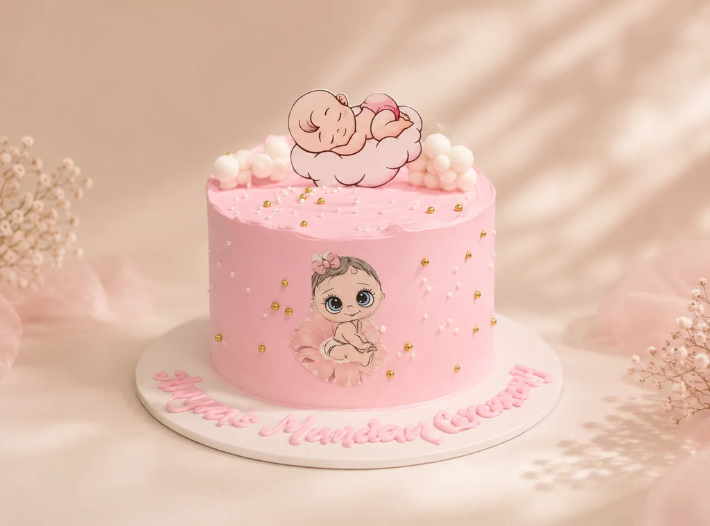 The Pink Baby Cake