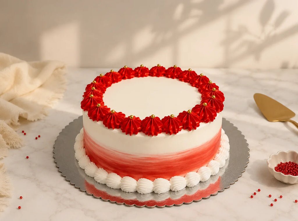 Fresh Eggless Red Velvet Cake