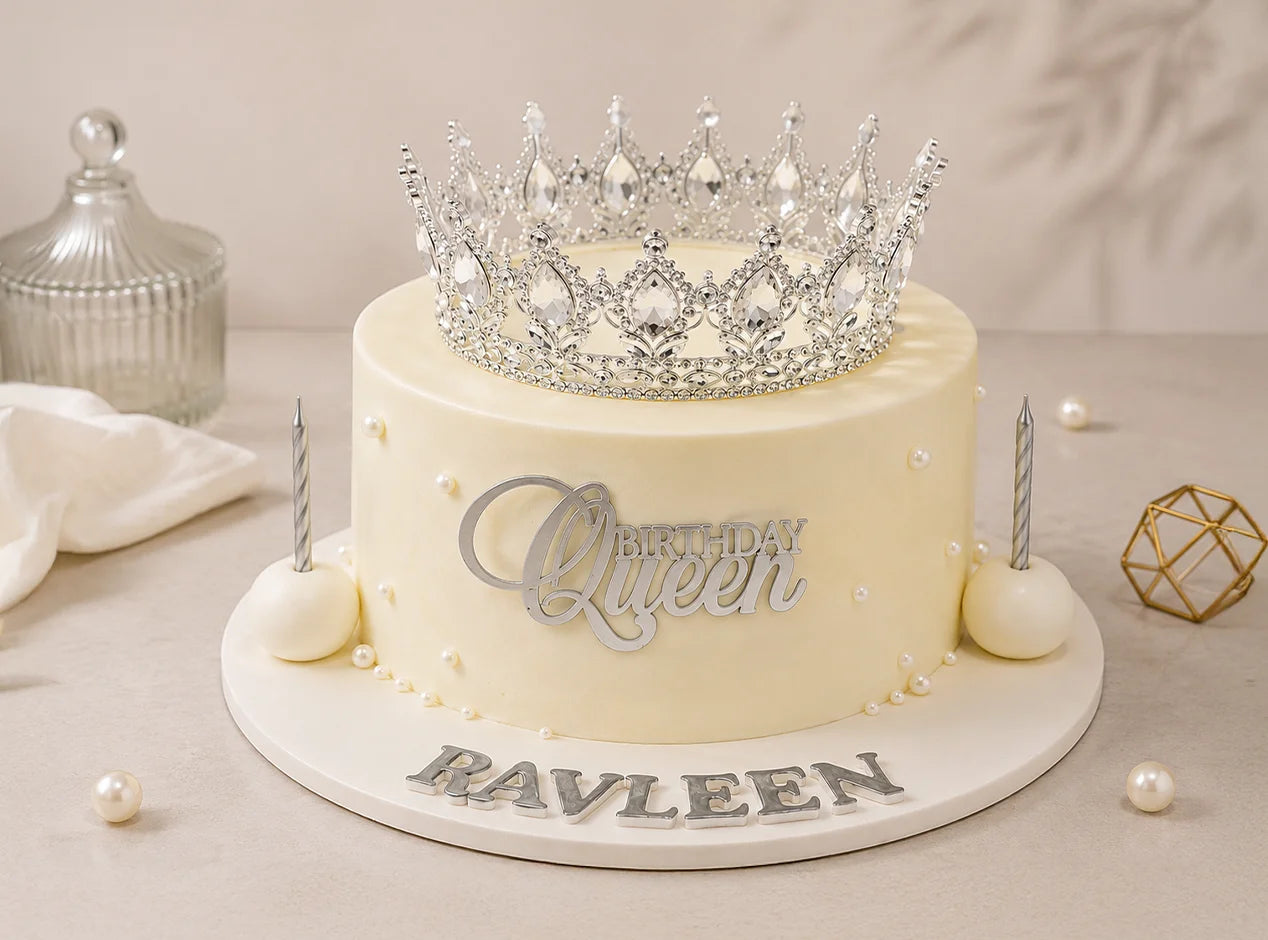 Crowned Elegance Cake