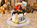 Truck & Dollar Cream Cake