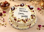 Eggless Gulab Jamun Cake