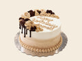 Mocha Ombre Drip Cake