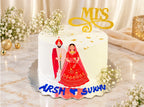 Elegant Mr & Mrs Wedding Cake