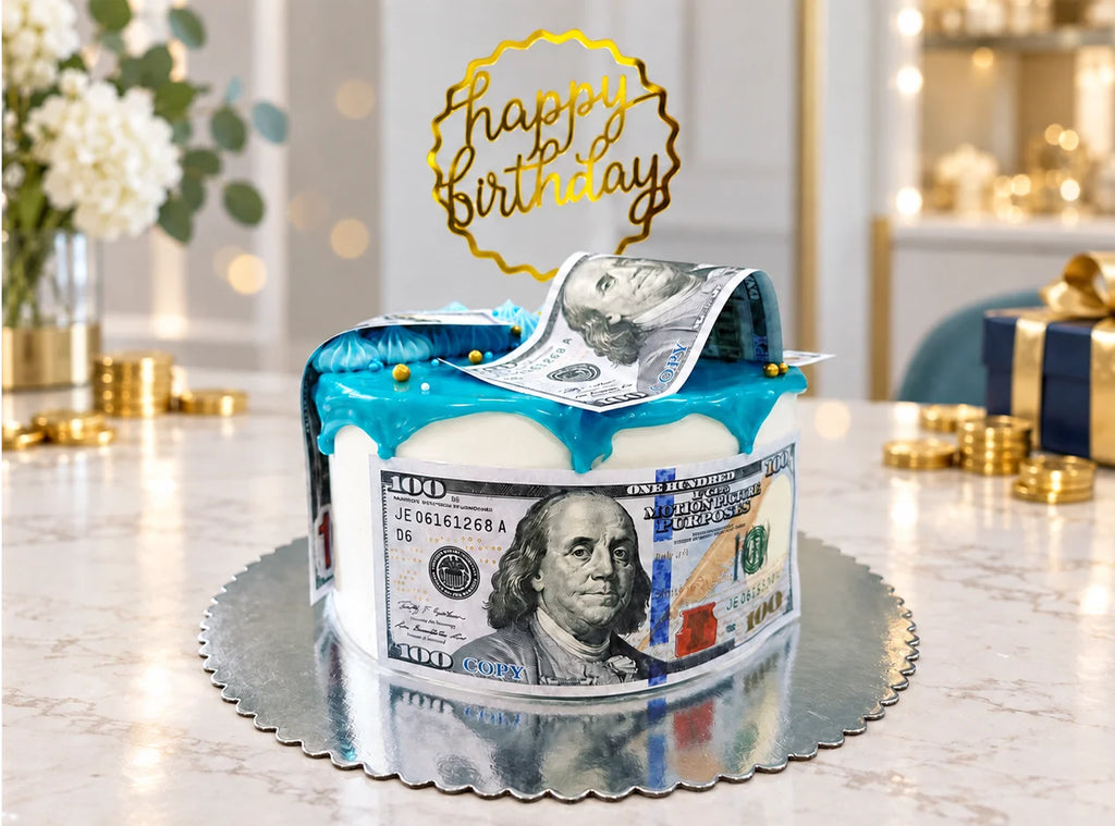 Dollar Theme Cake