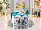 Dollar Theme Cake