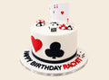 Poker Theme Birthday Cake