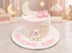 Baby Girl Welcome Cake