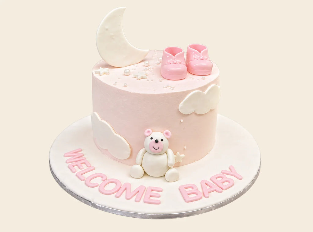 Baby Girl Welcome Cake